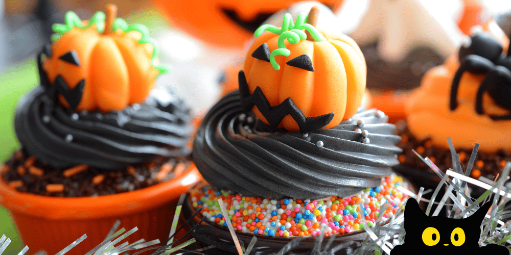 Dýňové cupcakes na Halloween